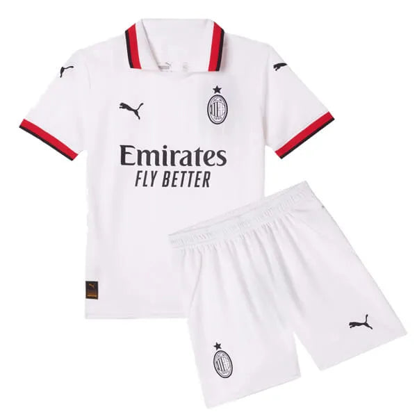 Conjunto Infantil Milan II 24/25 - Blanco