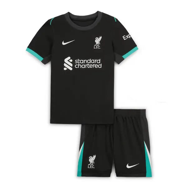 Conjunto Infantil Liverpool II 24/25 - Negro