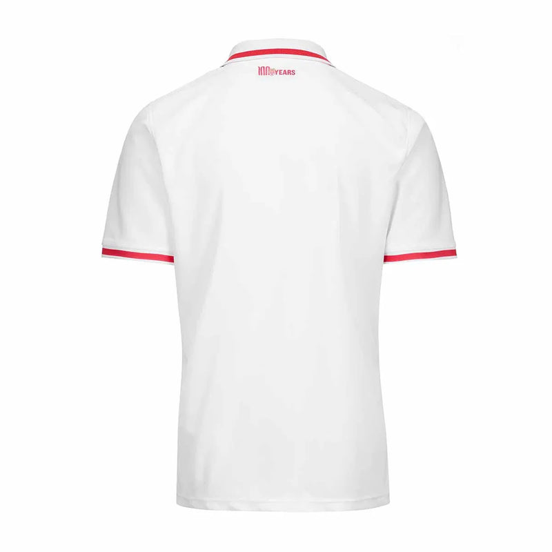 Camisa Mônaco Home 24/25 - Blanco y Rojo