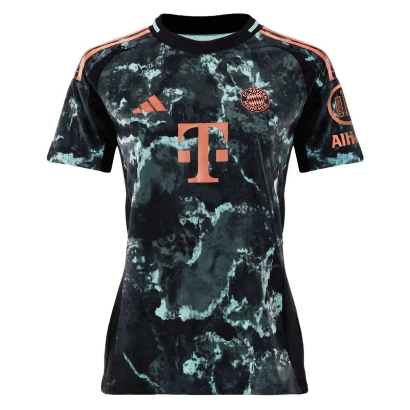 Camisa Bayern de Munique Femenina Away 24/25 - Negra