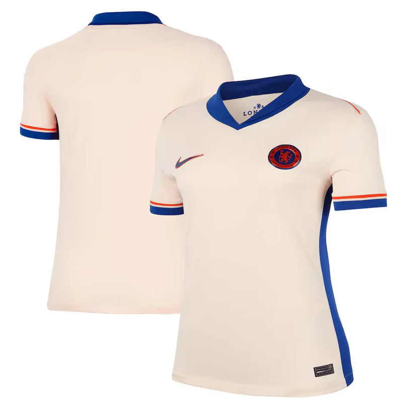 Camisa Chelsea Femenina Away 24/25 - Creme