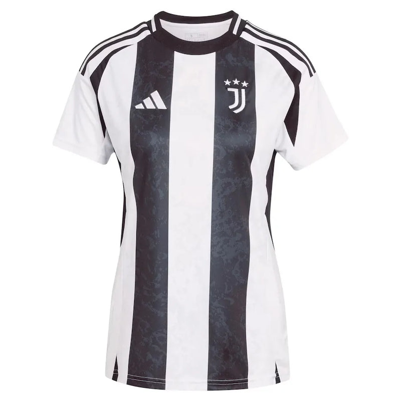 Camisa Juventus Femenina Home 24/25 - Blanco y Negra