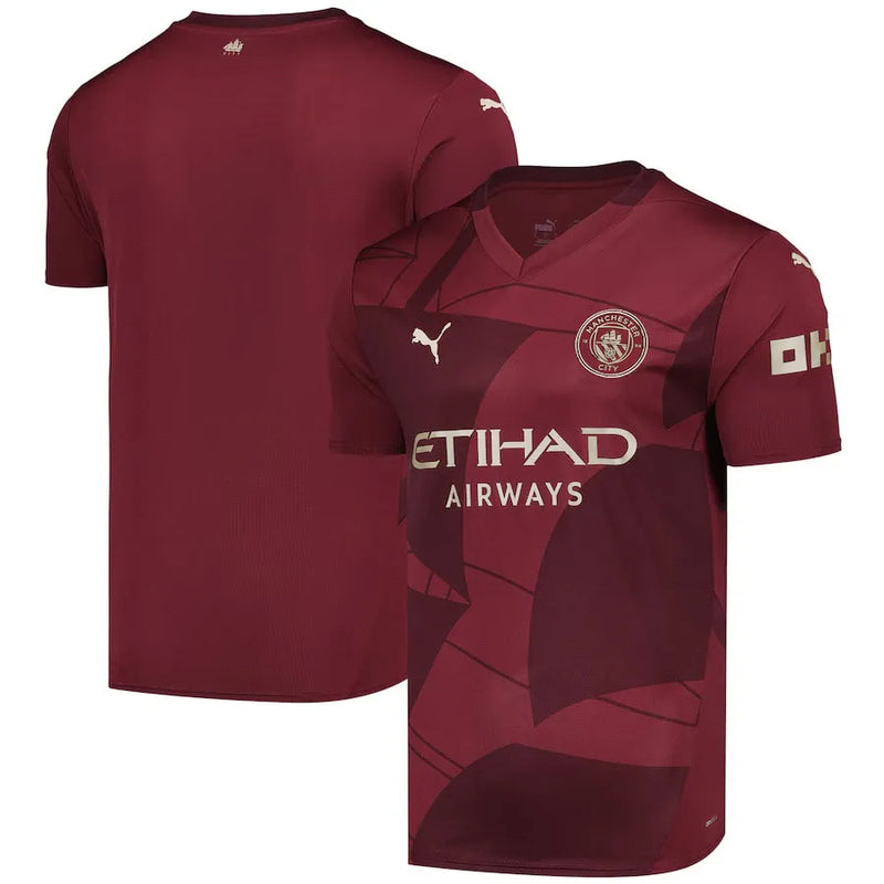 Camisa Manchester City Third 24/25 - Rojo