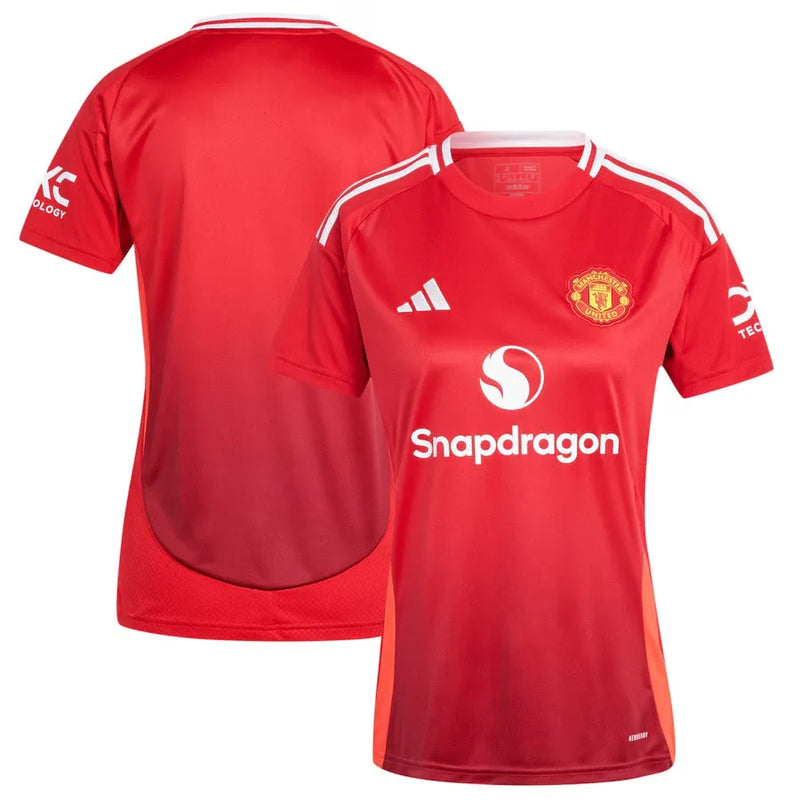 Camisa Manchester United Femenina Home 24/25 - Rojo