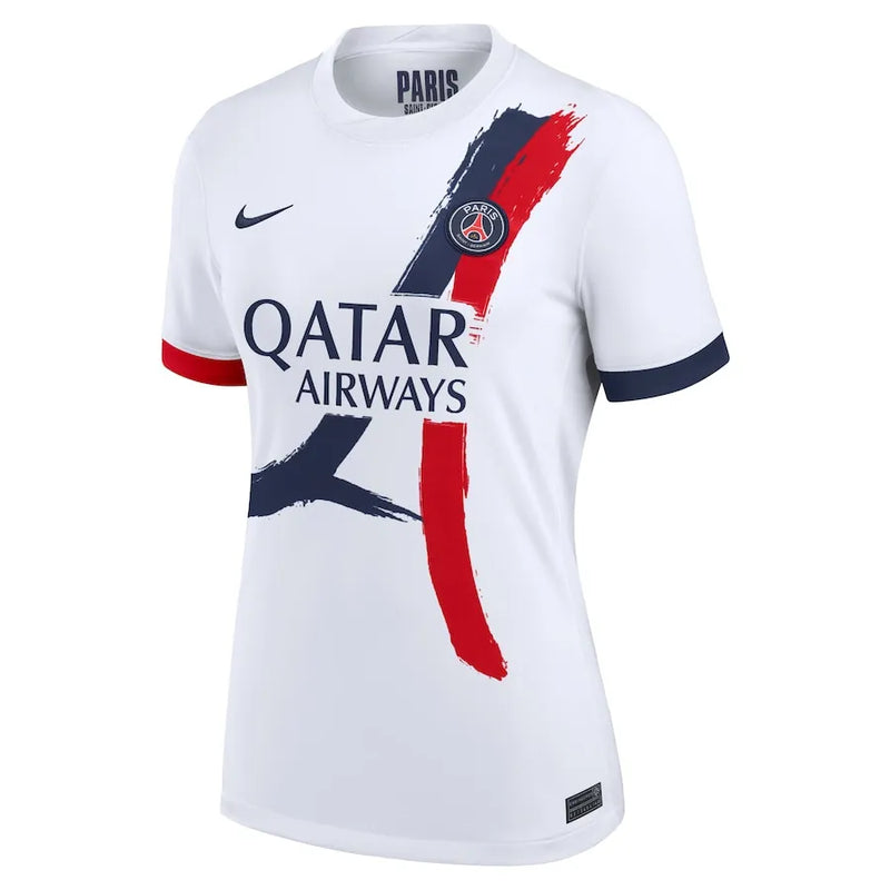 Camisa PSG Femenina Away 24/25 - Blanco