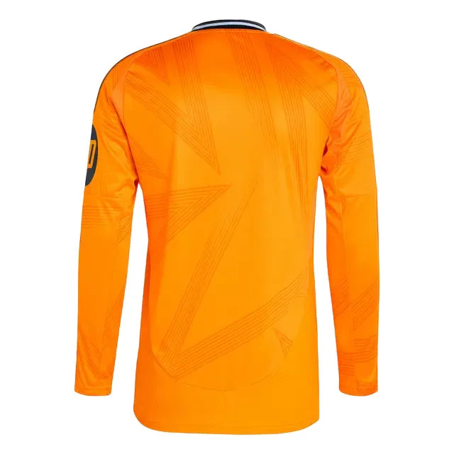 Camisa Real Madrid Away 24/25 Manga Larga - Naranja