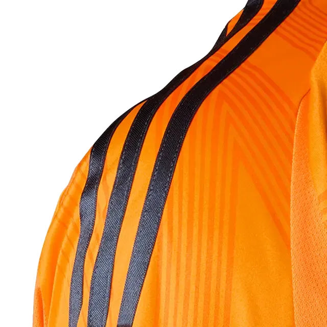 Camisa Real Madrid Away 24/25 Manga Larga - Naranja