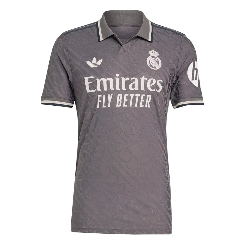 Camisa Real Madrid Third 24/25 Jugador - Cinza