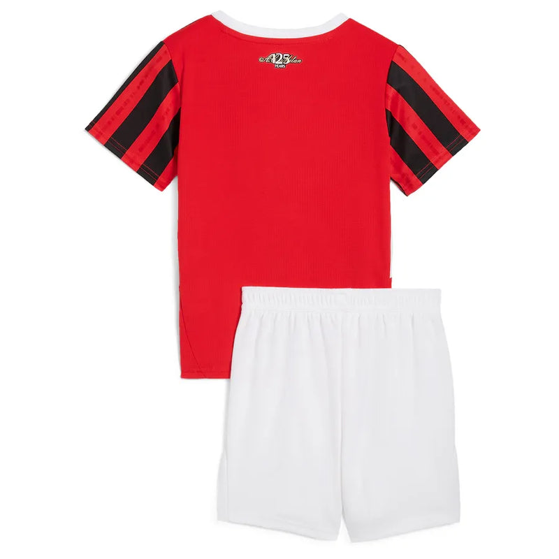 Conjunto Infantil Milan I 24/25 - Rojo y Negro