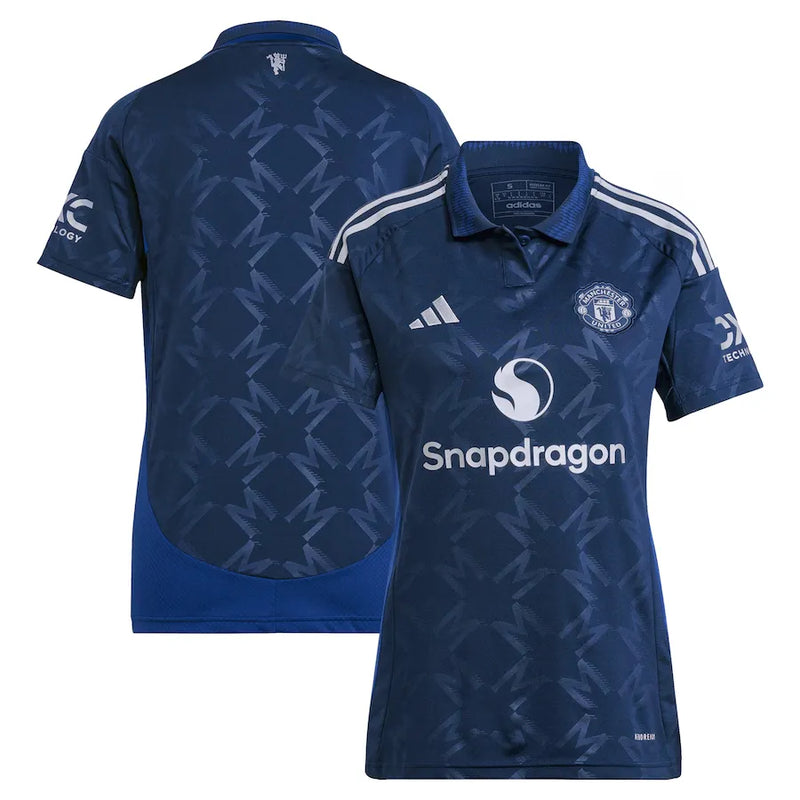 Camisa Manchester United Femenina Away 24/25 - Azul