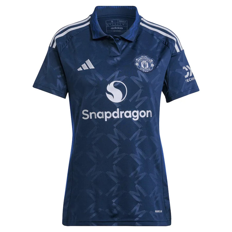 Camisa Manchester United Femenina Away 24/25 - Azul