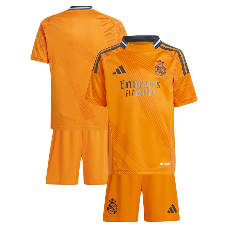 Conjunto Infantil Real Madrid II 24/25 - Naranja