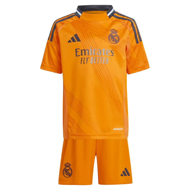 Conjunto Infantil Real Madrid II 24/25 - Naranja