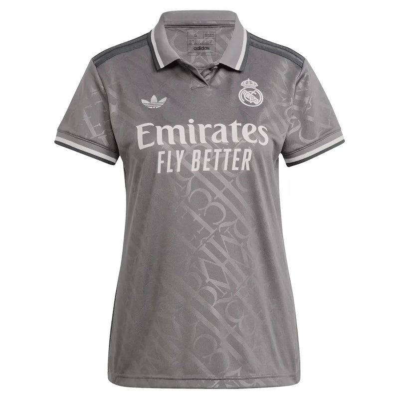 Camisa Real Madrid Femenina Third 24/25 - Cinza