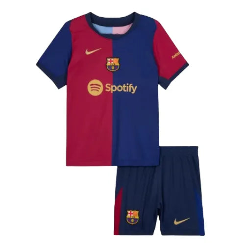 Conjunto Infantil Barcelona I 24/25 - Azul y Rojo